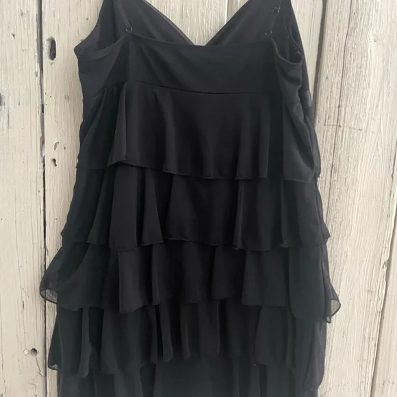 Charlotte Russe Spaghetti Strap Smocked Ruffle Muni Dress - Picture 2 of 7